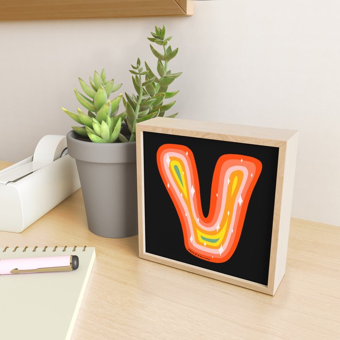 Rainbow V Mini Art Print Gallery Image 2