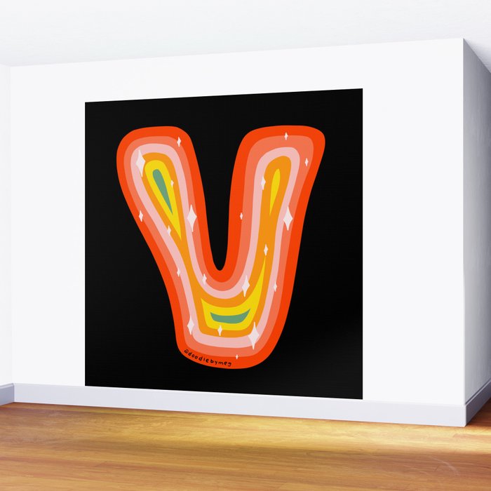 Rainbow V Wall Mural Gallery Image 2