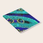 Glittery Low Poly Abstract Geometric Art Notebook Gallery Image 2