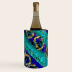Glittery Low Poly Abstract Geometric Art Wine Chiller Gallery Image 1