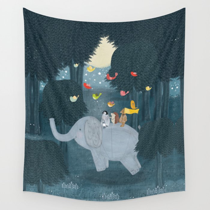 little friends Wall Tapestry Gallery Image 1