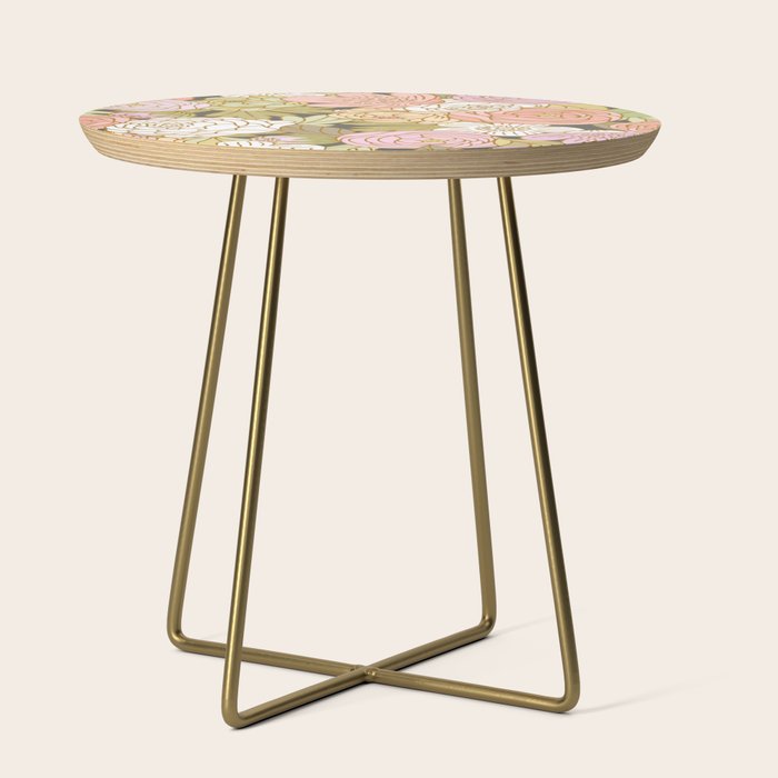 Boho Blooms | Pastel Fall Colors Side Table Gallery Image 1