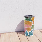 Lemons | Watercolor Modern Boho Botanical Painting | Pastel Summer Jungle Garden Juicy Fresh Travel Mug Gallery Image 4