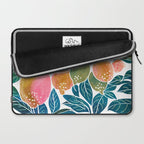 Lemons | Watercolor Modern Boho Botanical Painting | Pastel Summer Jungle Garden Juicy Fresh Laptop Sleeve Gallery Image 2