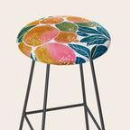 Lemons | Watercolor Modern Boho Botanical Painting | Pastel Summer Jungle Garden Juicy Fresh Stool Gallery Image 2