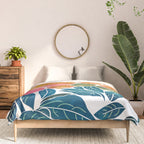 Lemons | Watercolor Modern Boho Botanical Painting | Pastel Summer Jungle Garden Juicy Fresh Comforter Gallery Image 3