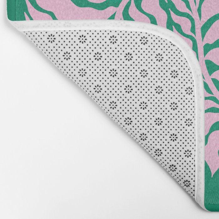 Sage & Chantilly Fern: Ferns 01 Bath Mat Gallery Image 2