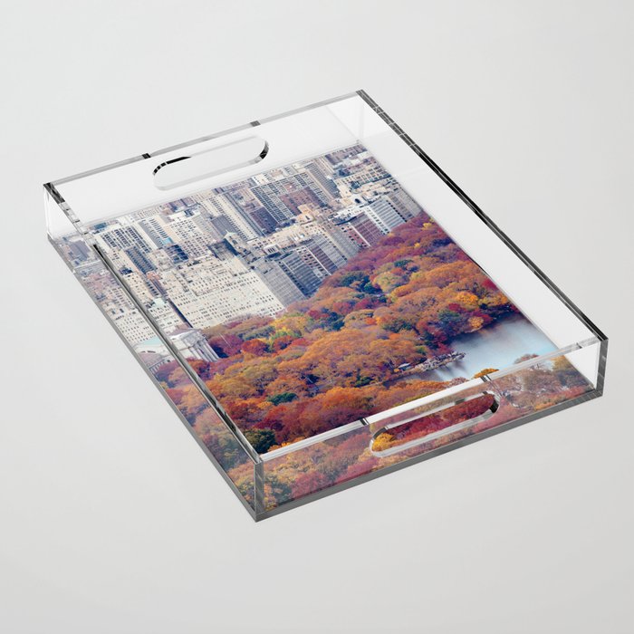 Autumn in New York - Travel Photography Acrylic Tray Gallery Image 1