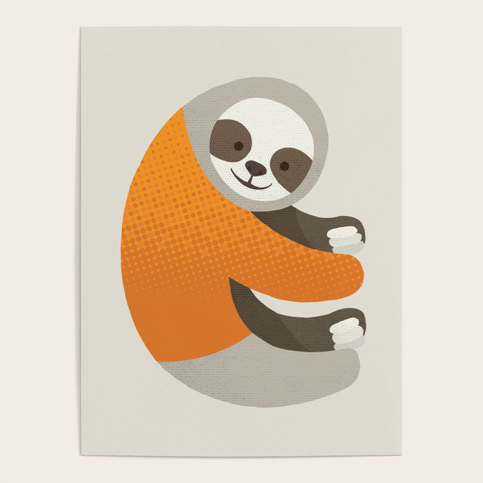 Whimsy Sloth Poster Gallery Image 4