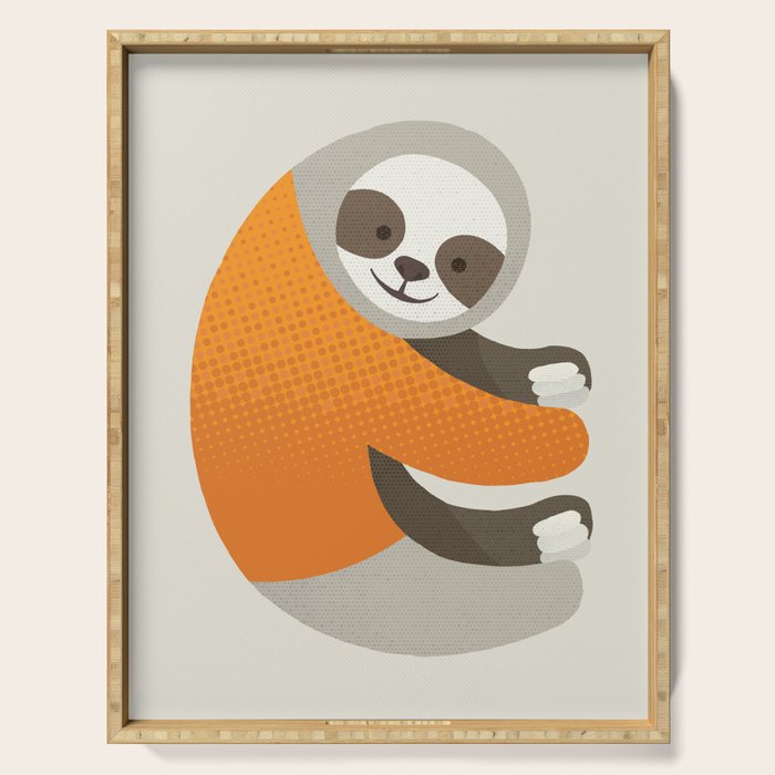 Whimsy Sloth Serving Tray Gallery Image 1