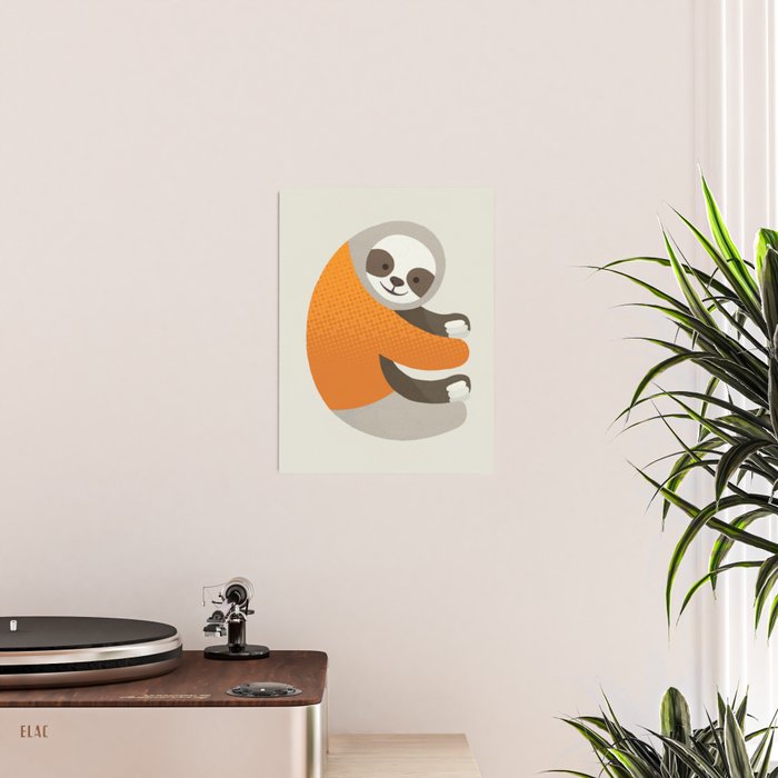Whimsy Sloth Poster Gallery Image 2