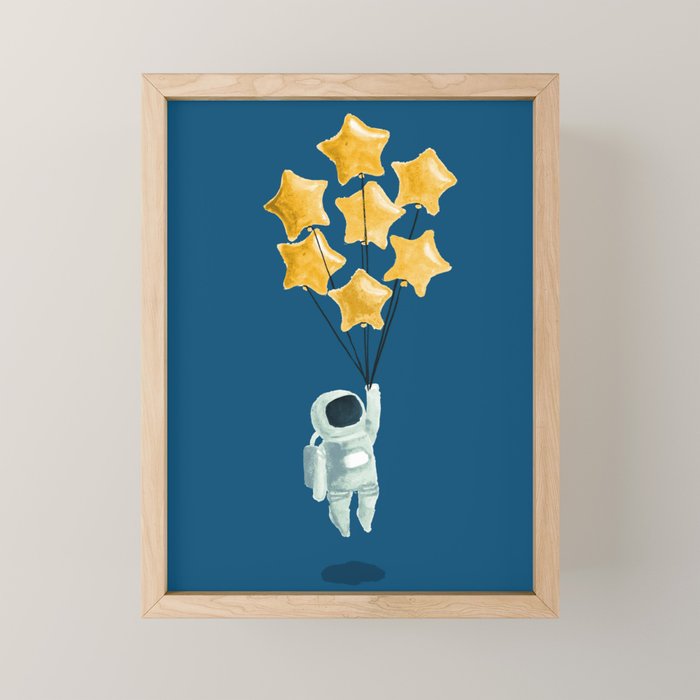 Astronaut's dream Mini Art Print Gallery Image 1