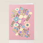 Whimsy Floral  Stationery Card Gallery Image 2