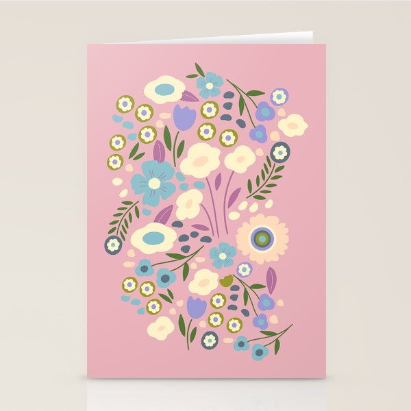 Whimsy Floral  Stationery Card Gallery Image 2