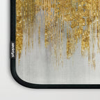 Green and gold motion abstract Laptop Sleeve Gallery Image 3