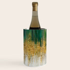 Green and gold motion abstract Wine Chiller Gallery Image 3