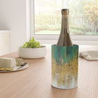 Green and gold motion abstract Wine Chiller Gallery Image 4
