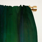 Green and gold motion abstract Window Curtain Gallery Image 2