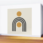 Mid century modern - arch suns Wall Mural Gallery Image 2