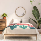 Poppy flowers and bird Comforter Gallery Image 3