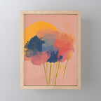 Colorful Messy Flowers In The Sun Mini Art Print Gallery Image 1
