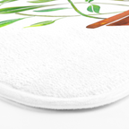 Venus Fly Trap Watercolor Bath Mat Gallery Image 3
