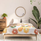 sliced oranges spring watercolor Comforter Gallery Image 3