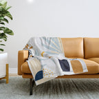 The Shapes of Nature - Pattern 2 Throw Blanket Gallery Image 1