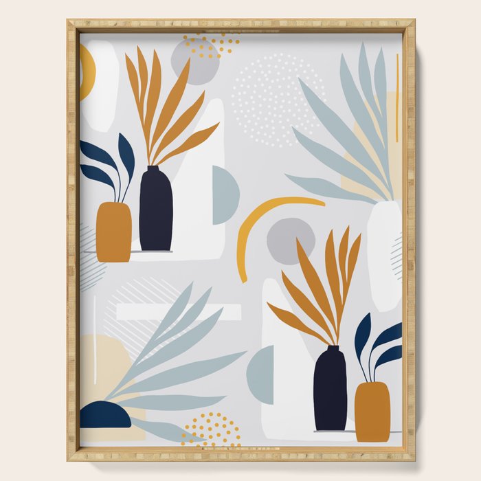 The Shapes Of Nature - Pattern 2 Serving Tray