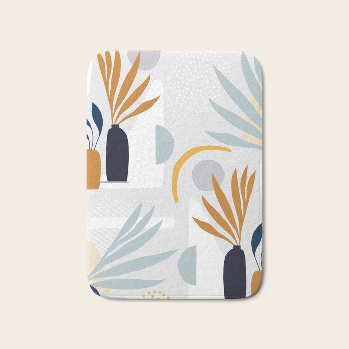 The Shapes of Nature - Pattern 2 Bath Mat Gallery Image 1