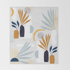 The Shapes of Nature - Pattern 2 Throw Blanket Gallery Image 2