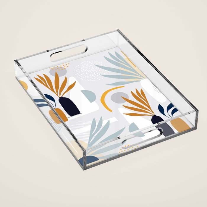 The Shapes of Nature - Pattern 2 Acrylic Tray Gallery Image 1