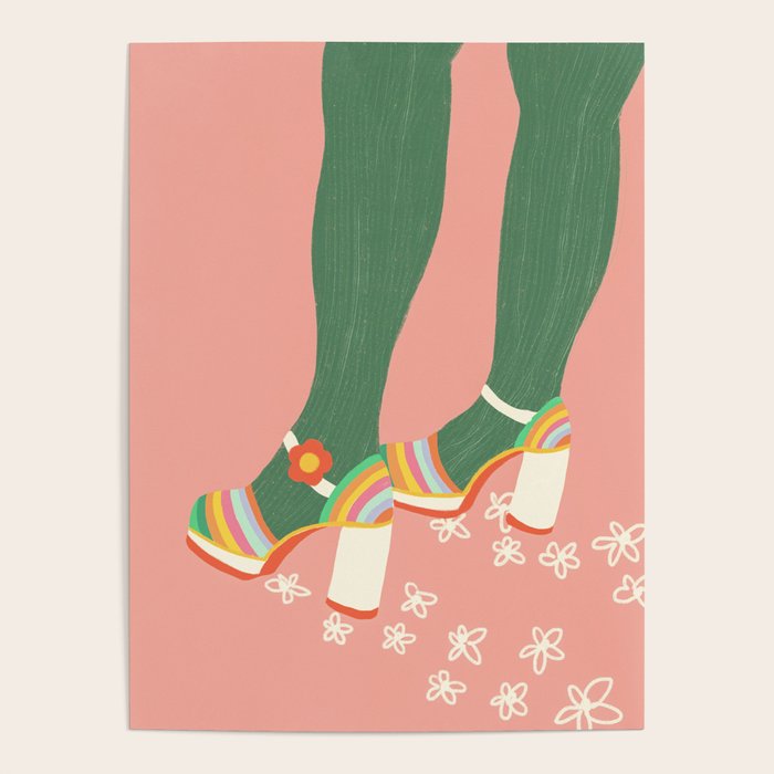 Rainbow walk: pink Poster Gallery Image 4