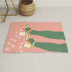 Rainbow walk: pink Rug Gallery Image 1