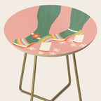 Rainbow walk: pink Side Table Gallery Image 2