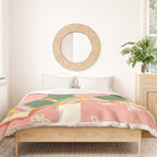 Rainbow walk: pink Duvet Cover Gallery Image 3