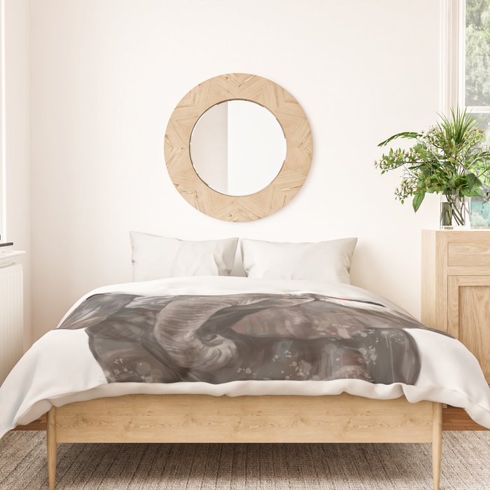 Christmas Baby Elephant Duvet Cover Gallery Image 3