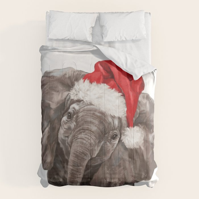 Christmas Baby Elephant Comforter Gallery Image 1