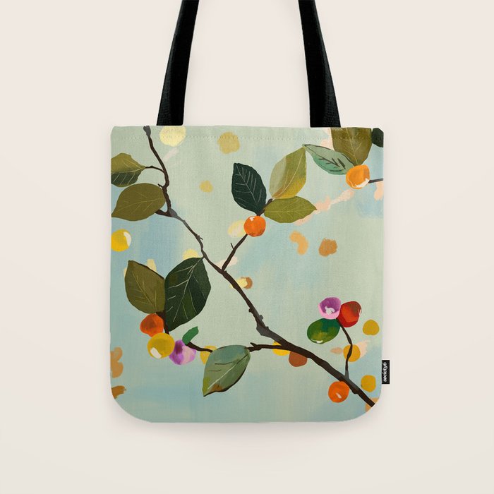 Cherry Fruit Branch II Tote Bag Gallery Image 1