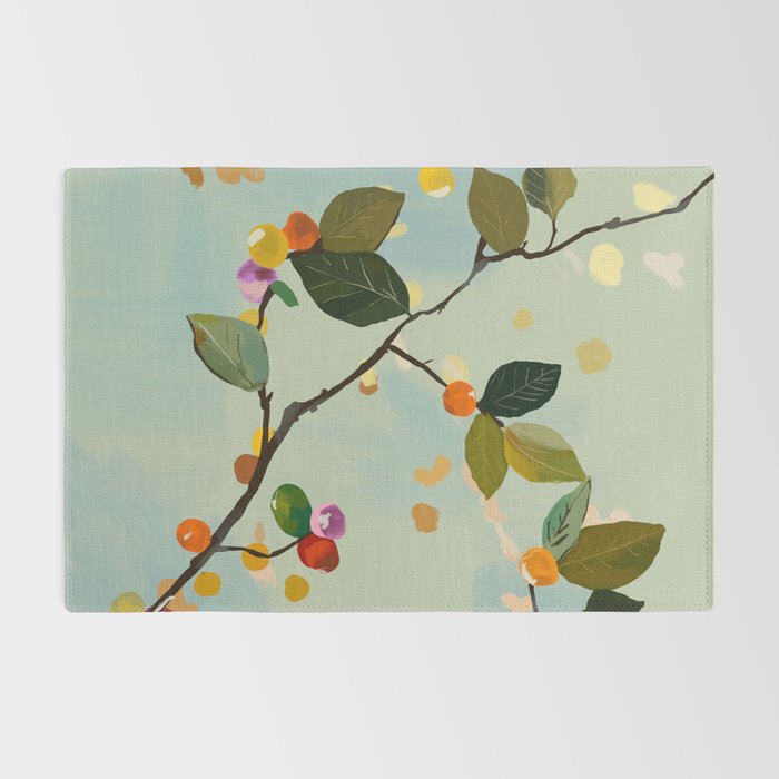 Cherry Fruit Branch II Rug Gallery Image 2