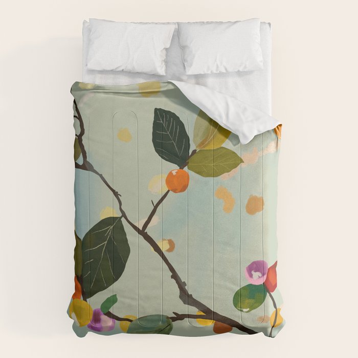 Cherry Fruit Branch II Comforter Gallery Image 6