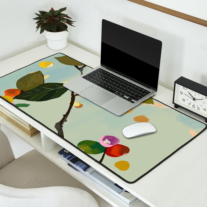 Cherry Fruit Branch II Desk Mat Gallery Image 2
