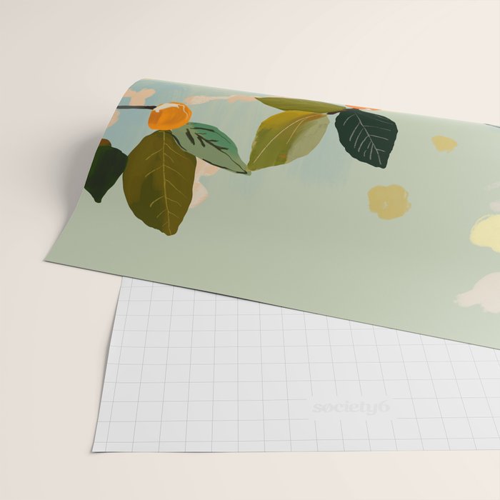 Cherry Fruit Branch II Wrapping Paper Gallery Image 2