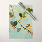 Cherry Fruit Branch II Wrapping Paper Gallery Image 1