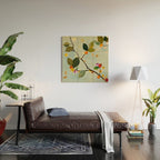 Cherry Fruit Branch II Wood Wall Art Gallery Image 2