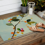 Cherry Fruit Branch II Outdoor Rug Gallery Image 2