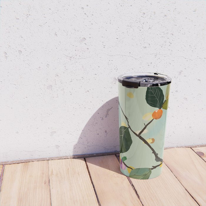 Cherry Fruit Branch II Travel Mug Gallery Image 4