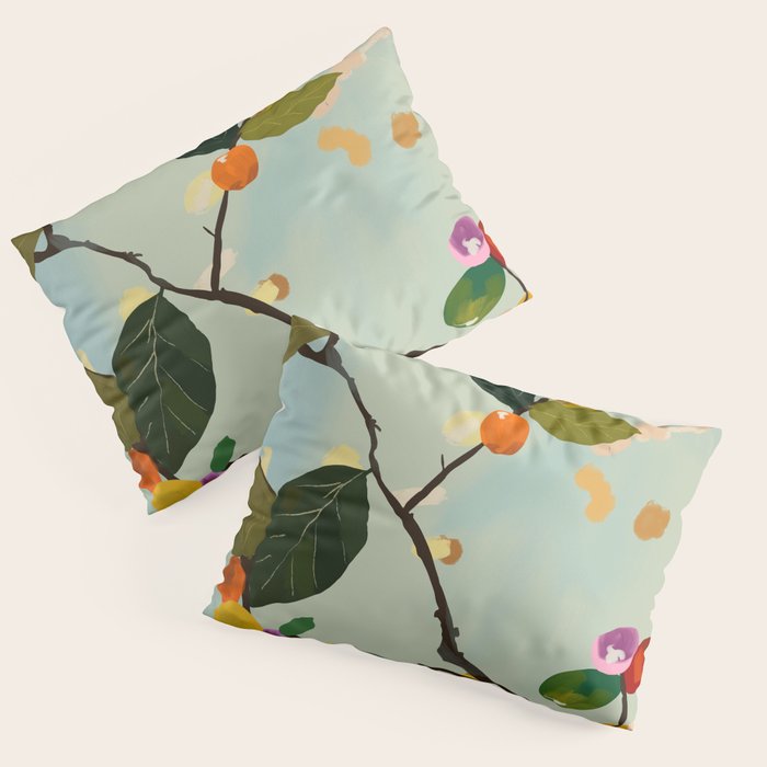 Cherry Fruit Branch II Pillow Sham Gallery Image 1