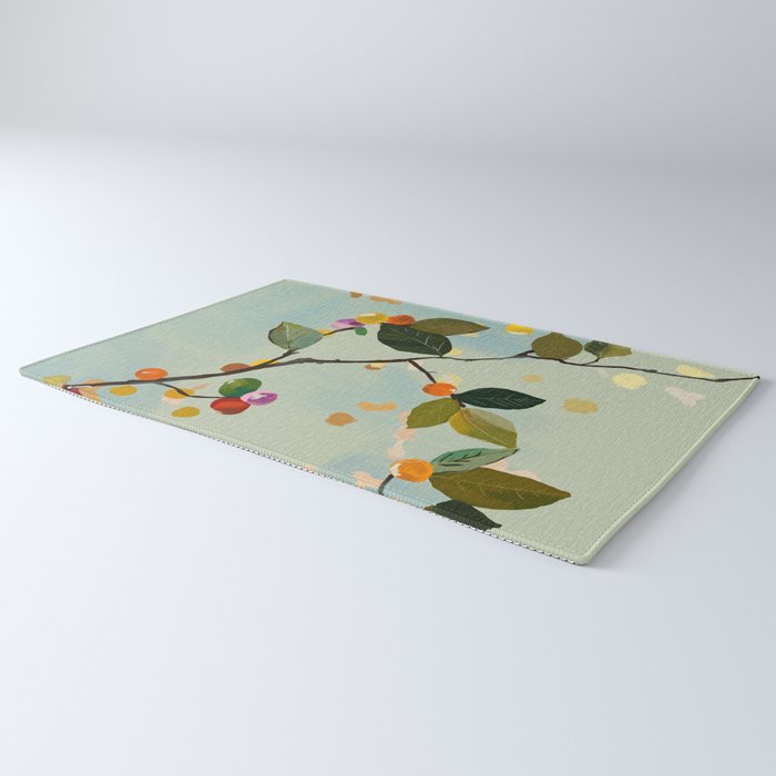 Cherry Fruit Branch II Rug Gallery Image 3