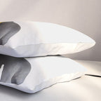 The Girl With Stars In Her Eyes (On White) Pillow Sham Gallery Image 3